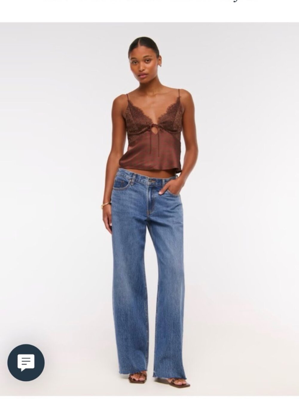 Abercrombie & Fitch Curve Love Low Rise Baggy Jean
